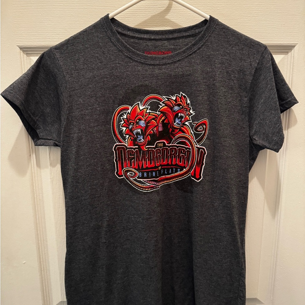 Demogorgon Graphic T-Shirt - Charcoal Gray